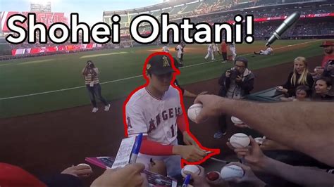 Shohei Ohtani Signing Autographs Angels Vlogs S2e24 Youtube