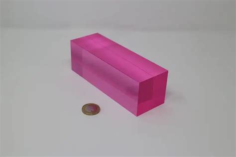 50mm Thickness Translucent Tinted Purple Color Acrylic Block Buy