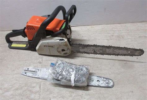 Stihl Ms180c 16 Chainsaw Starts And Runs With No Known Issues At All