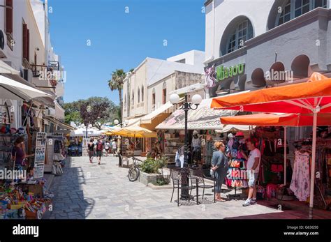 Tourist Shops In Old Town Kos Town Kos Cos The Dodecanese South