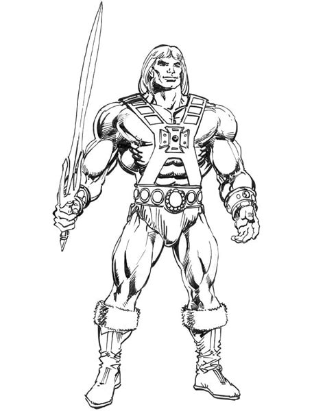 Desenhos De He Man Para Colorir Pintar E Imprimir Colorironline