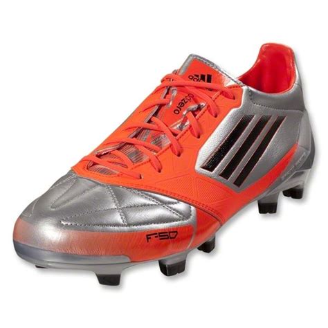 Adidas F50 Adizero Trx Fg Soccer Shoes Leather V21435 Metallic