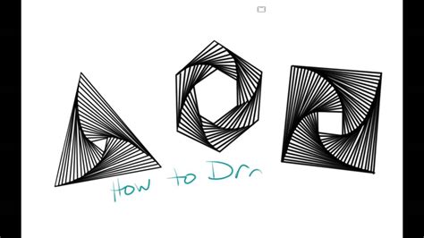 How To Draw Geometric Whirl Doodles Youtube