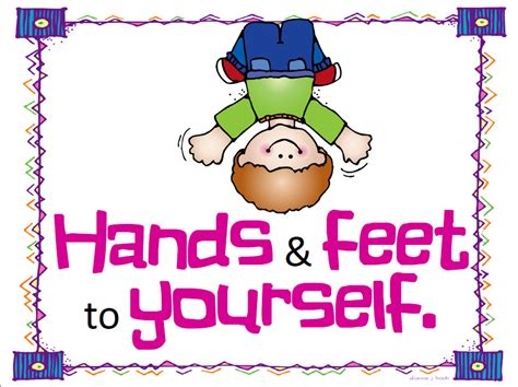 Keep Hands And Feet To Yourself Clipart Clip Art Library