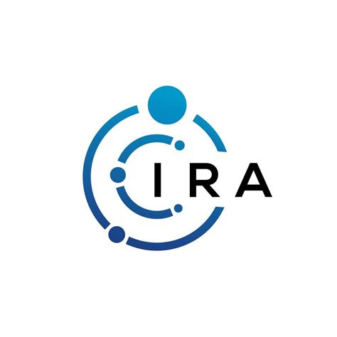 Ira Letter Technology Logo Design On White Background Ira Creative