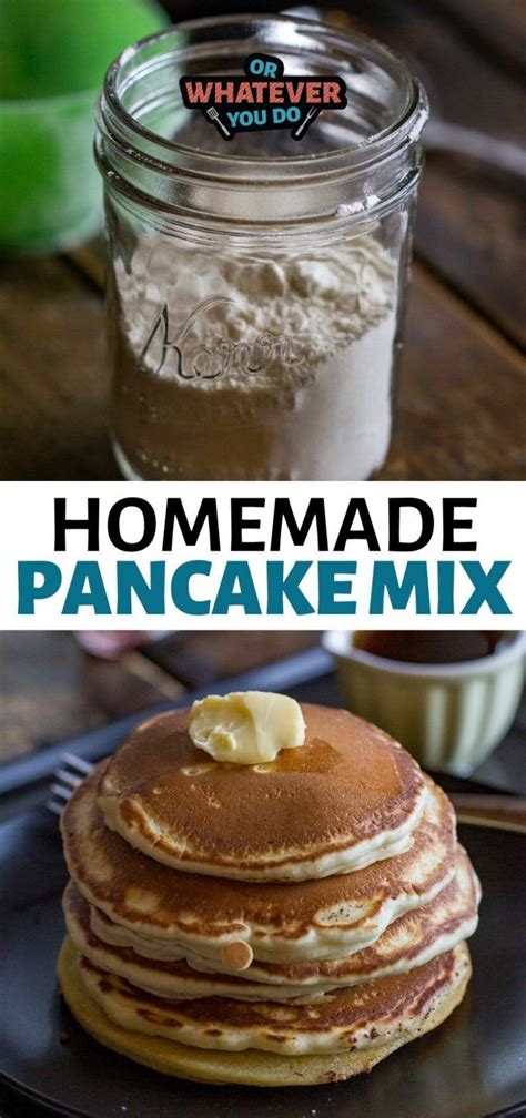 Homemade Dry Pancake Mix Dry Pancake Mix Made At Home With Pantry