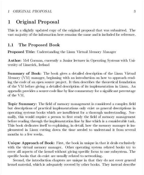 4 for a complete outline): 11+ Book Proposal Templates | Book proposal, Proposal ...