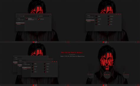 Maxtri Dark Red Theme For Windows 11 Cleodesktop