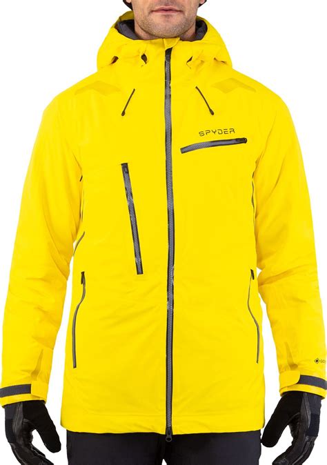 Spyder Hokkaido Gtx Ski Jacket In Yellow For Men Lyst