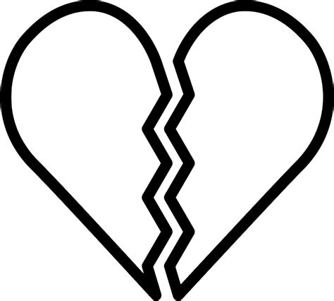 Broken Heart Png Transparent Image Download Size 800x719px