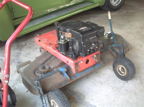 When you don't have a tractor but you need some trails, food plots, or fields cut. Home made brush mower - MyTractorForum.com - The Friendliest Tractor Forum and Best Place for ...