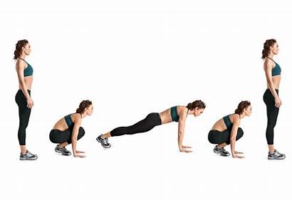 Squat Workout Thrusts Squats Thrust Jump Exercise