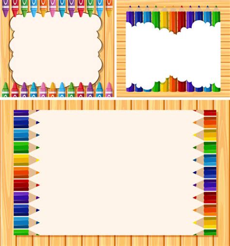 Best Crayon Border Illustrations Royalty Free Vector Graphics And Clip