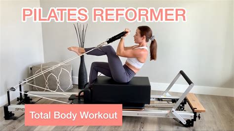 Pilates Reformer Workout Total Body 35 Min Intermediate Youtube