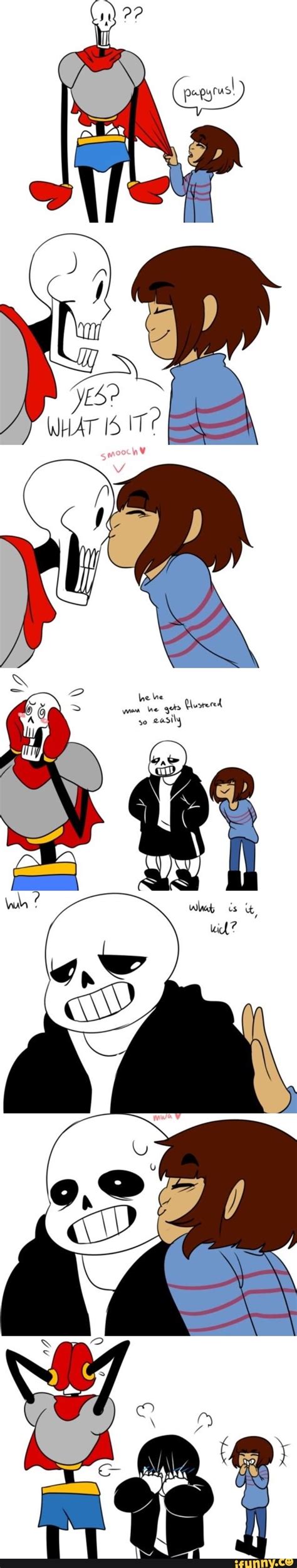 Frisk Stop Flirting With Everyone Undertale Sans Papyrus