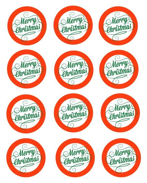 Free Printable Merry Christmas Mason Jar T Labels Christmas Mason