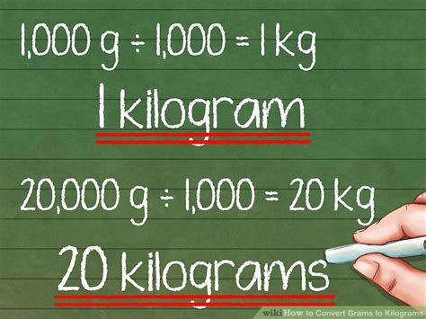 How To Convert Grams To Kilograms 8 Steps With Pictures