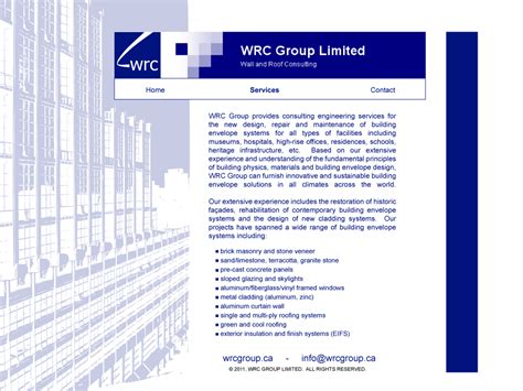 Wrc Group Limited Wall And Roof Consulting Building Science