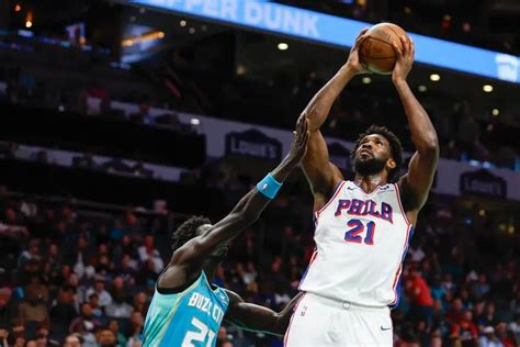 Joel Embiid Scores 42 Points Sixers Rout Hornets For 6th Straight Win