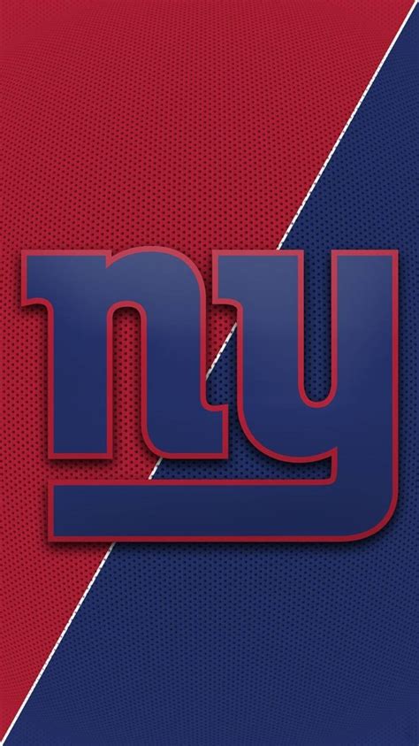 Download Matte Red Blue New York Giants Logo Wallpaper