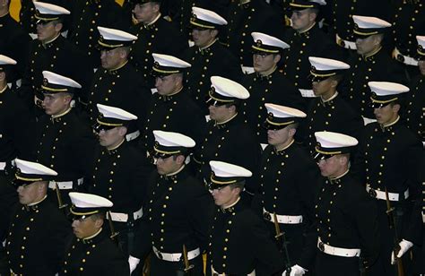 Us Navy 031121 N 9693m 001 Us Naval Academy Midshipmen Stand At