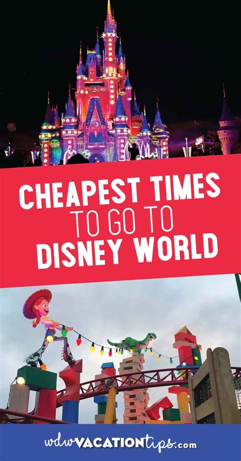 When Is The Cheapest Time To Go To Disney World • Wdw Vacation Tips