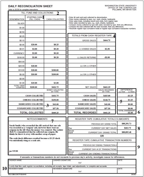 Cash reconciliation sheet template is a financial document which is conducted for the verification about the amount of cash which is added or subtracted through transaction. Petty Cash Reconciliation Form Excel (With images) Money template, Excel, Ticket template | Cash ...