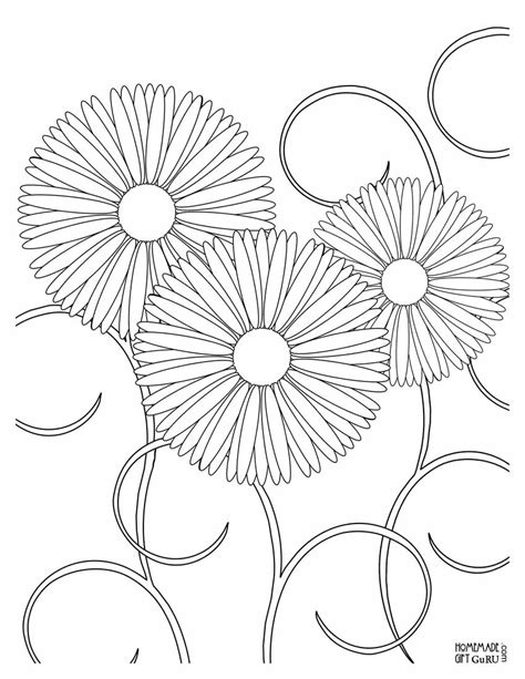 • 5 png file flowers coloring page. Detailed flower coloring pages to download and print for free