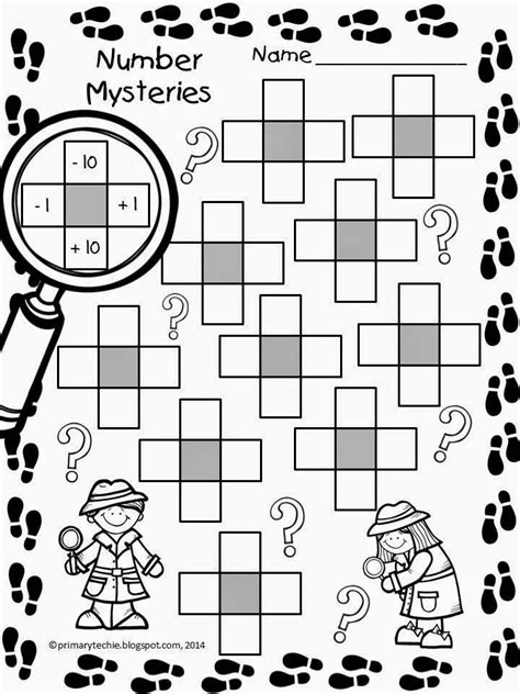 Math Freebie Number Mysteries For Math Detectives Includes Worksheet