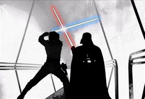 Luke Vs Vader Dibujos