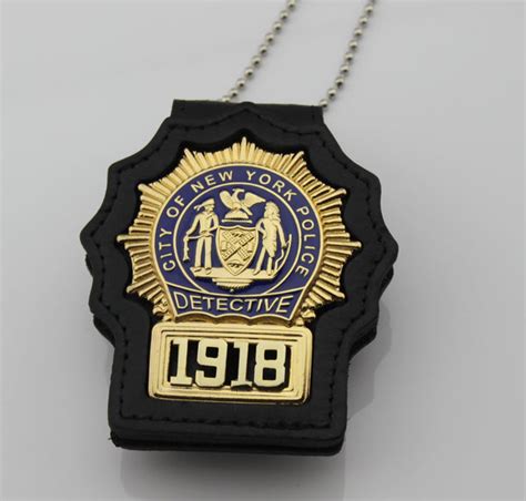The New York Police Department Nypd Detective Police Badge