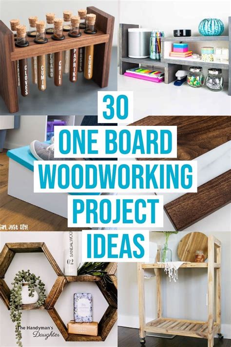 30 Creative One Board Woodworking Projects Woodworking Plans Diy