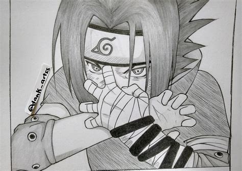 Drawing Of Chuunin Exam Sasuke Oc Naruto