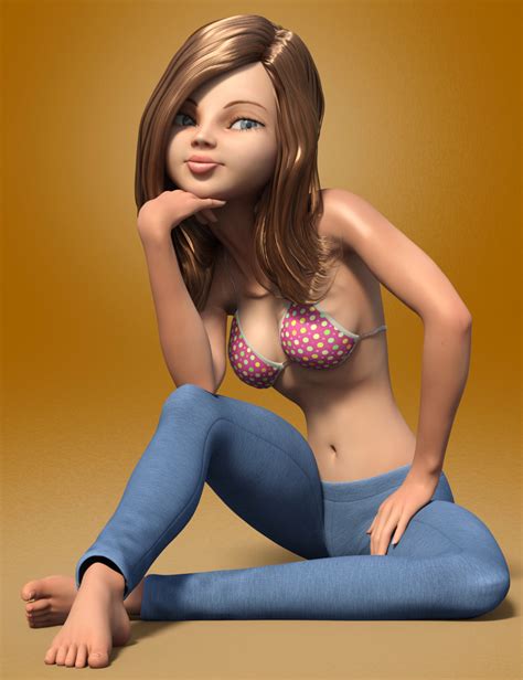 Stylized Megan Character And Hair For Genesis Female S Daz D