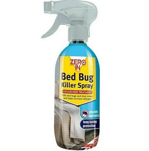Zero In Bed Bug Killer Spray Crawling Insect Dust Mite Poison Treatment