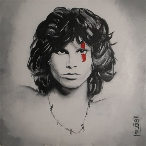 Peinture Jim Morrison