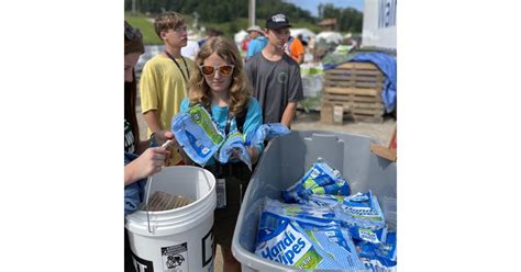 Video Scouts Assemble Cleaning Kits To Help Flood Victims