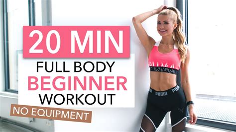 Min Full Body Workout Beginner Version No Equipment I Pamela Reif Youtube