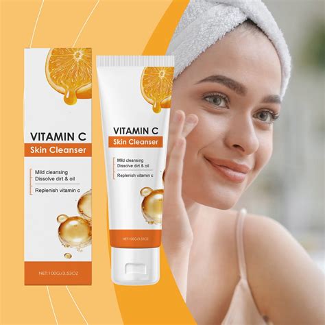 Easy To Use Unveil Skin With Vitamin C Infused Aging Cleanser A 100g