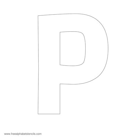 Print A Letter Stencil Free Stencil Letters Free Printable Alphabet