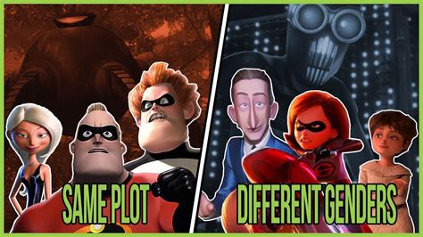 The Incredibles 1 Vs 2 Same Plot Different Genders Worth The Wait Youtube