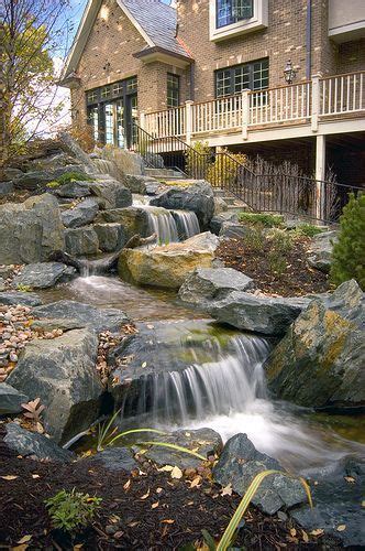 Fabulous Natural Looking Stream Water Feature Waterfall