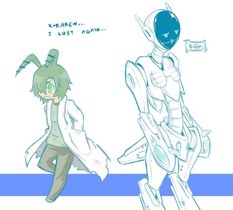 Plankton And Karen In Anime Form By Beppodragon On Deviantart