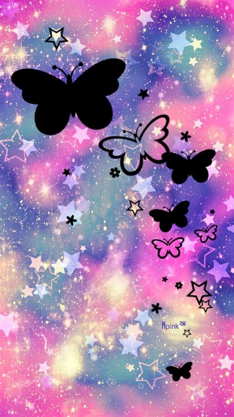 Download a beautiful android wallpaper for your android phone. Butterfly Garden Galaxy iPhone/Android Wallpaper I Created ...