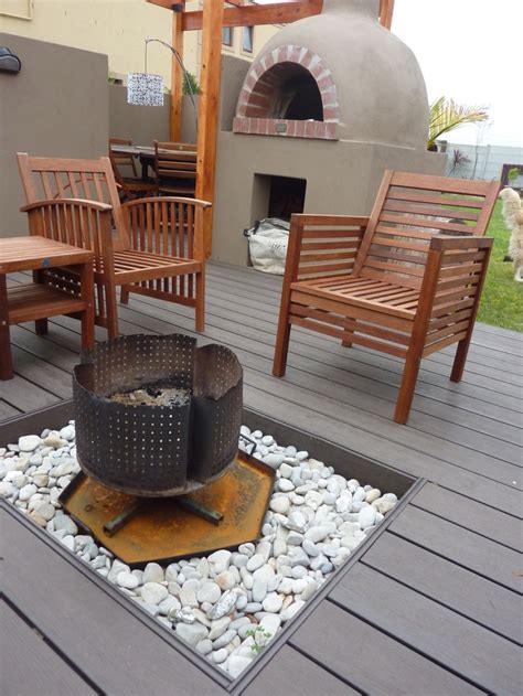 Though fire pits are a fabulous, outstanding, calm, and trendy way of keeping your place warm, quiet, and relaxing, putting it on a wooden deck can be a 4. Pin on yard and garden