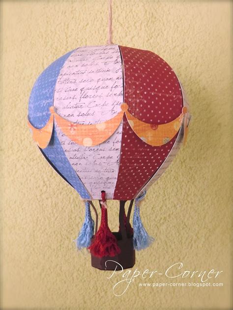 Paper-Corner: Heissluftballon