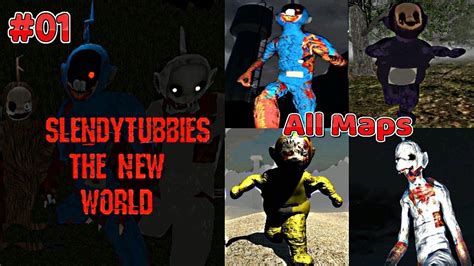 Slendytubbies The New World All Maps Part 1 Horror Gameplay Youtube