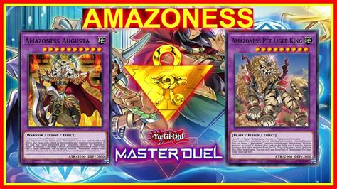 Amazoness Ft Augusta Meta Deck Yu Gi Oh Master Duel Youtube