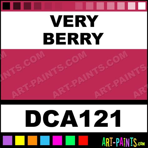 Very Berry Crafters Acrylic Paints - DCA121 - Very Berry Paint, Very Berry Color, DecoArt 
