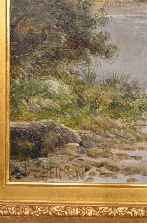 Antiques Atlas 19th Century Oil On Canvas Signed D Sherrin